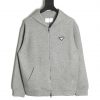Prada Cotton Zip-Up Sweater Jacket