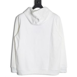 Alternative view of Loewe Line Embroidered Logo Hoodie In White