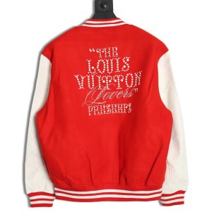 Alternative view of Louis Vuitton Red Diamond Letter Baseball Jacket