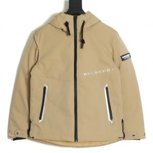 Burberry Camel Silicone Badge Arm Down Jacket
