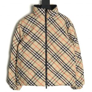Burberry Reversible Diamond Print Down Jacket