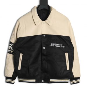 Louis Vuitton Contrast Stitching Baseball Jacket