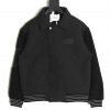 Dior Black Lambswool Patched Baseball Jacket