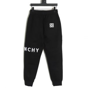Alternative view of Givenchy Letter Embroidered Pants Black