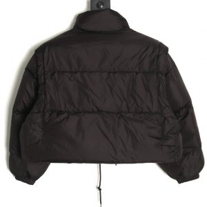 Alternative view of Prada Cropped Dual-Use Nylon Down Jacket
