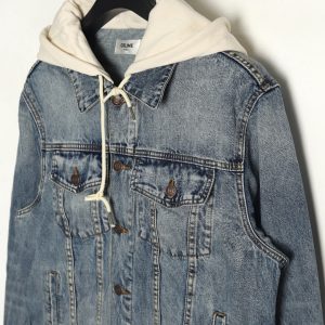 Alternative view of Celine Denim Jacket Jeans with Hood and Patches