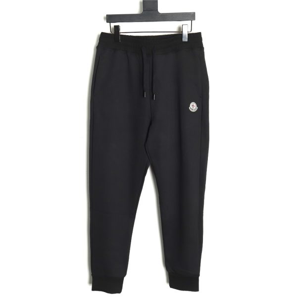 Moncler Small Logo Embroidered Fleece Pants with Back Pocket