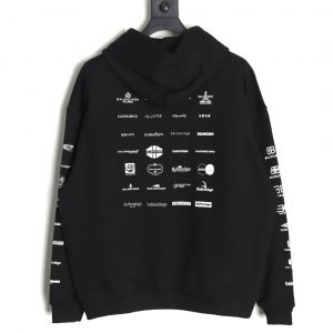 Alternative view of Balenciaga Collection Logo Hoodie
