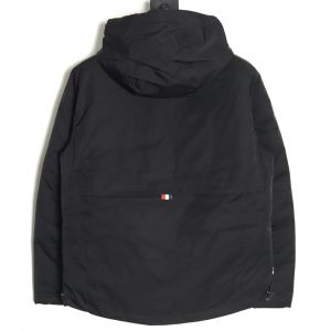 Alternative view of Moncler Black Reflective Lettering Lapel Down Jacket