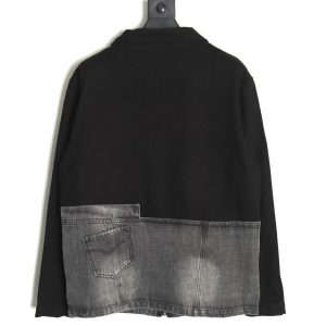 Alternative view of Prada Triangle Logo Washed Denim Jacket