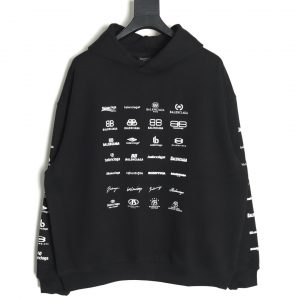 Balenciaga Collection Logo Hoodie