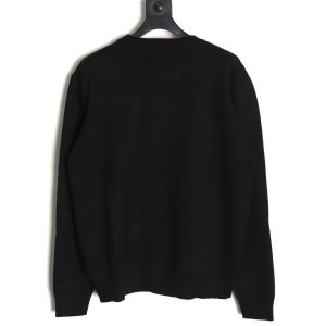 Alternative view of Dior Black Knitted Sweater With Jacquard Letter Print