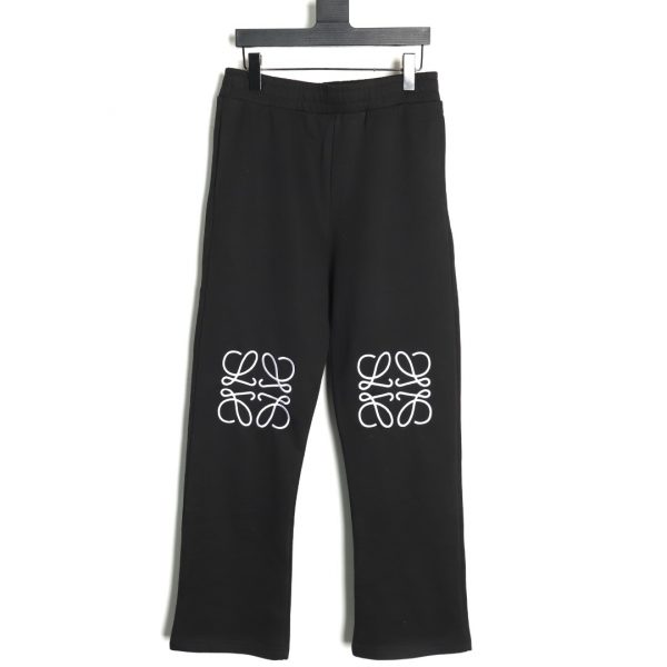Loewe Embroidered Terry Denim Track Pants
