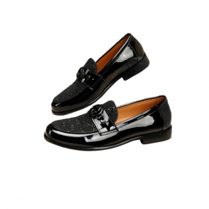 Alternative view of Gucci Black Patent Leather Loafer 1104
