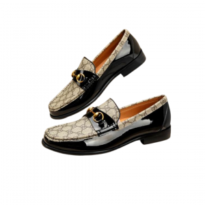 Alternative view of Gucci Black Patent Leather Loafer 0198)