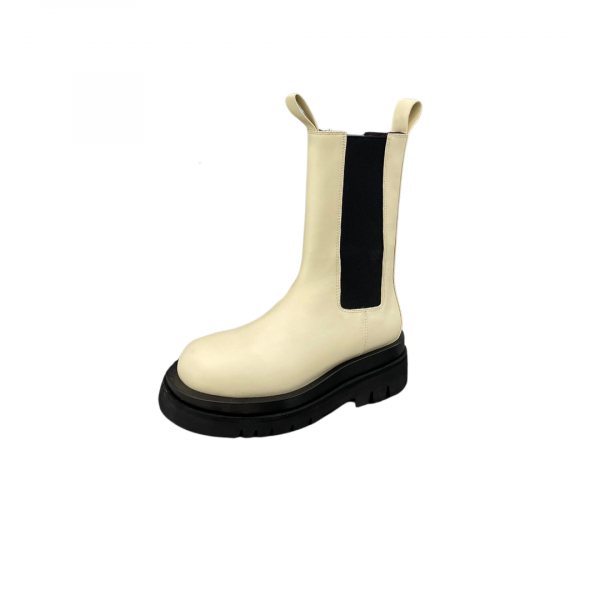 Bottega Venetta Lug Chelsea Boot Sea Salt