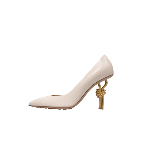 Bottega Venetta Knot Sandal Sea Salt