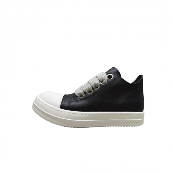 Rick Owens Wmns Porterville Jumbo Laced Padded Low Black Milk
