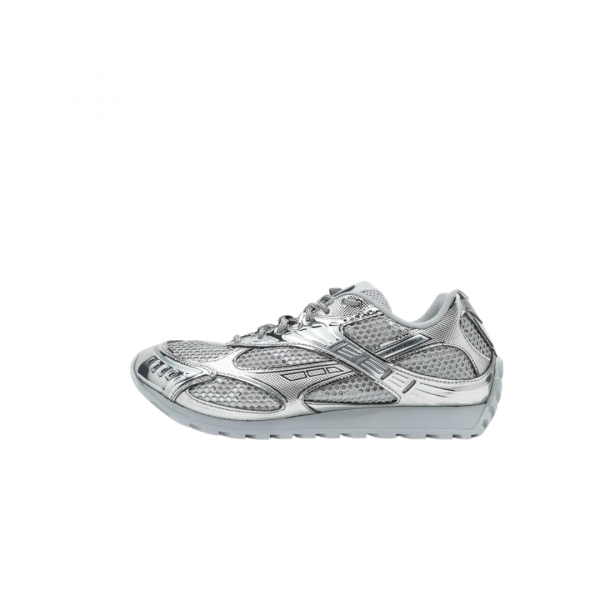 Bottega Venetta Orbit Sneaker Mettalic Grey
