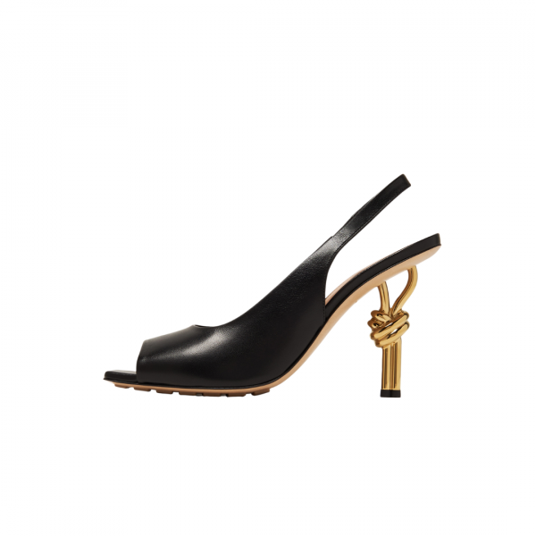 Bottega Venetta Knot Sandal Black