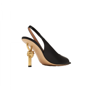 Alternative view of Bottega Venetta Knot Sandal Black