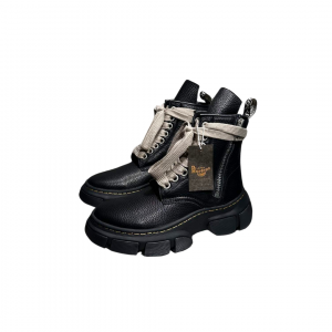Alternative view of Dr. Martens x Rick Owens 1460 DMXL Jumbo Lace Boot Black Milk