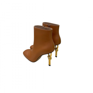 Alternative view of Bottega Venetta Knot Ankle Boot Cognac