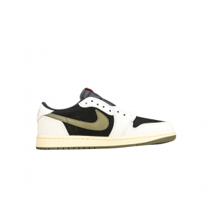 Alternative view of Jordan 1 Low Travis Scott Olive