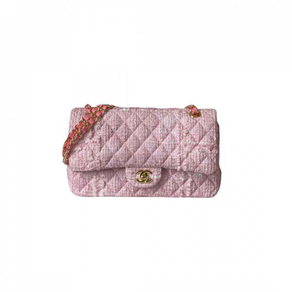 Chanel Classic 11.12 Pink Denim