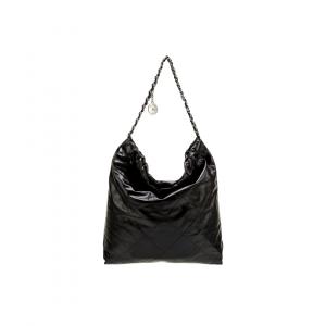 Alternative view of Chanel Hobo Black/Silver