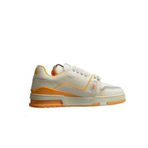 Alternative view of Louis Vuitton Trainerr Orange/ White