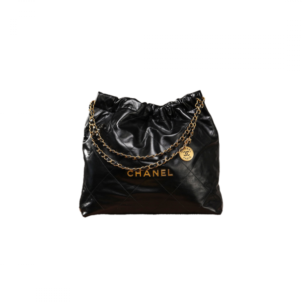 Chanel Hobo 22 Black/Gold