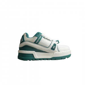 Alternative view of Louis Vuitton Trainer Maxi Teal/White