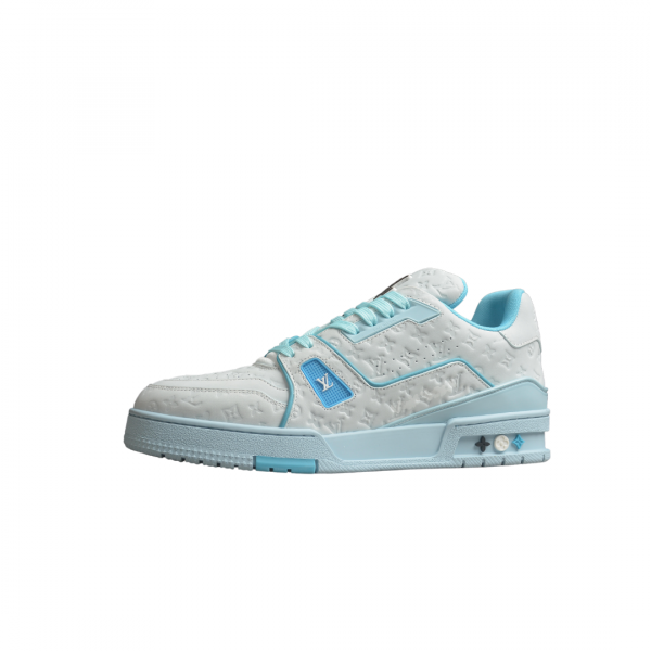 Louis Vuitton Trainerr White/Turquiese