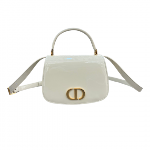 Dior Montaigne Handle Bag White Medium