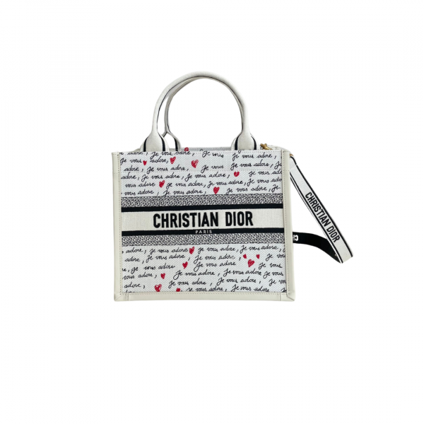 Dior Book Tote White