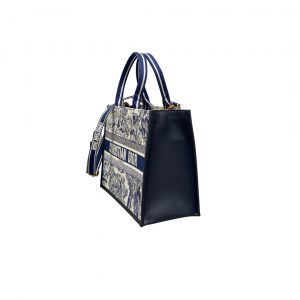 Alternative view of Dior Tigress Blue Handle Tote Blue