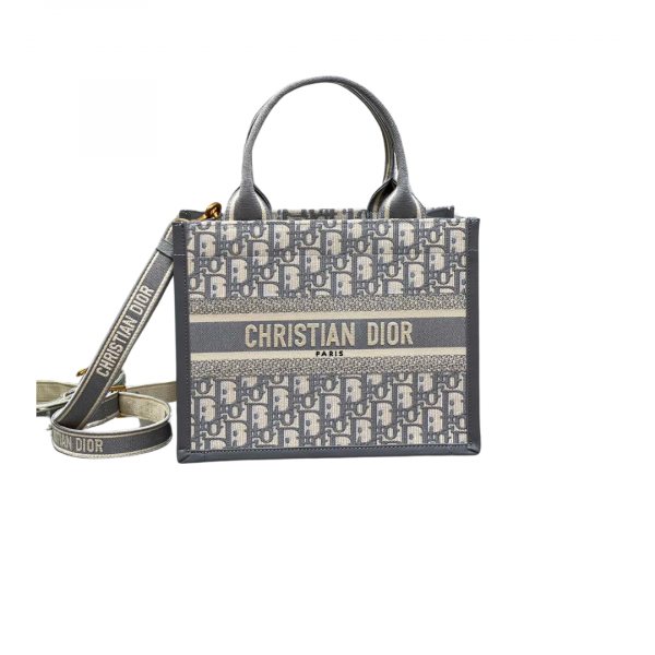 Dior Book Tote Light Grey