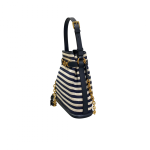 Alternative view of Dior Raffia Bucket Bag Denim