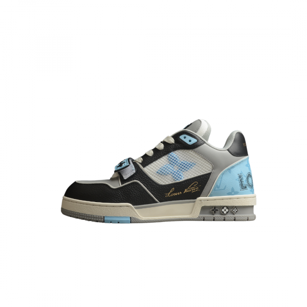 Louis Vuitton Skate Sneaker Black Light Blue