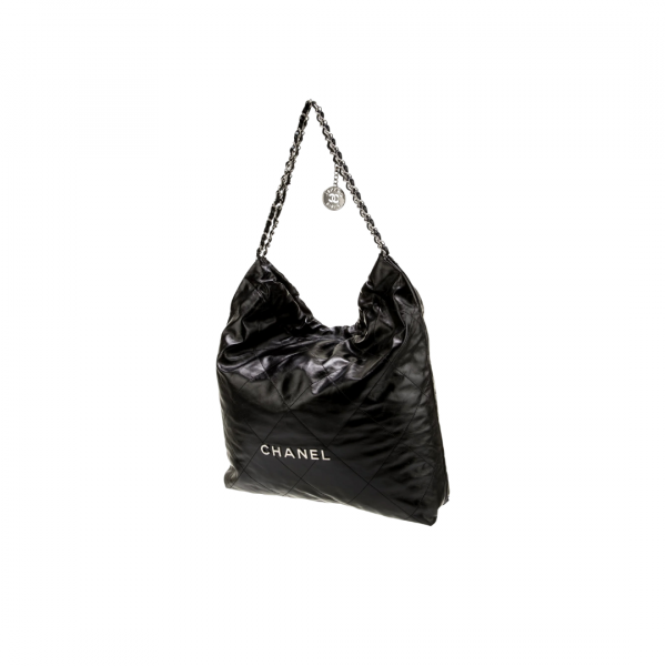 Chanel Hobo Black/Silver