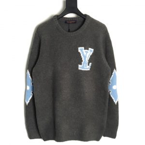 Louis Vuitton Four-leaf Clover Logo Crew Neck Sweater