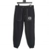 Loewe Velvet Trousers with Embroidered Logo