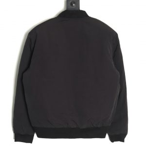Alternative view of Prada Triangle Logo Baseball Jacket