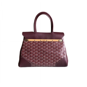 Alternative view of Goyard Saigon Bag Burgundy