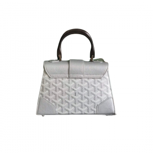 Alternative view of Goyard Saigon Structure PM Bag Silver