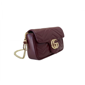 Alternative view of Gucci Marmont Shoulder Bag Mini Maroon