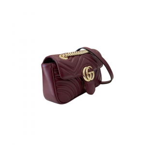 Alternative view of Gucci Marmont Shoulder Bag Large Maroon