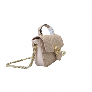 Alternative view of Gucci Marmont Handle Bag Small Nude