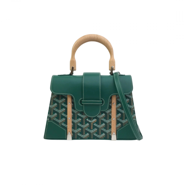 Goyard Saigon Mini Structure Bag Green